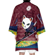 Load image into Gallery viewer, Demon Slayer Kimetsu No Yaiba Cosplay Costume Haori Kimono Kamado Nezuko Halloween Adult Child Costumes Cloak Cape