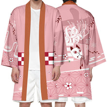 Load image into Gallery viewer, Demon Slayer Kimetsu No Yaiba Cosplay Costume Haori Kimono Kamado Nezuko Halloween Adult Child Costumes Cloak Cape