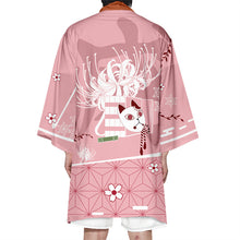 Load image into Gallery viewer, Demon Slayer Kimetsu No Yaiba Cosplay Costume Haori Kimono Kamado Nezuko Halloween Adult Child Costumes Cloak Cape