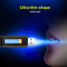 Load image into Gallery viewer, Digital Voice Recorder Pen USB Professional Dictaphone Portable Record Audio Recording interviews meetings With TF Card Slot