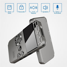 Load image into Gallery viewer, Digital Voice Recorder Voice Activated Mp3 player 32GB Music Player Card One-button Record Noise Reduction Dictaphone V35