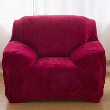 Load image into Gallery viewer, Thick plush fabirc sofa cover set 1/2/3/4 seater elastic couch cover sofa covers for living room slipcover chair sofa towel 1PC