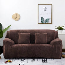 Load image into Gallery viewer, Thick plush fabirc sofa cover set 1/2/3/4 seater elastic couch cover sofa covers for living room slipcover chair sofa towel 1PC