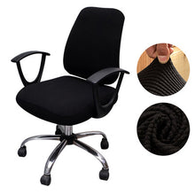 Load image into Gallery viewer, Thicken Solid Office Computer Chair Cover Spandex Split Seat Cover Universal Office Anti-dust Armchair Cover