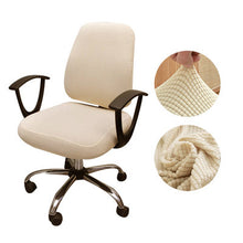 Load image into Gallery viewer, Thicken Solid Office Computer Chair Cover Spandex Split Seat Cover Universal Office Anti-dust Armchair Cover