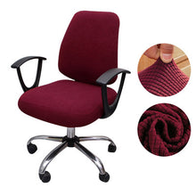 Load image into Gallery viewer, Thicken Solid Office Computer Chair Cover Spandex Split Seat Cover Universal Office Anti-dust Armchair Cover
