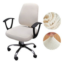 Load image into Gallery viewer, Thicken Solid Office Computer Chair Cover Spandex Split Seat Cover Universal Office Anti-dust Armchair Cover