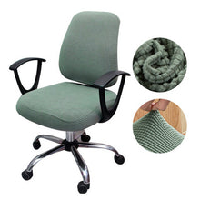 Load image into Gallery viewer, Thicken Solid Office Computer Chair Cover Spandex Split Seat Cover Universal Office Anti-dust Armchair Cover