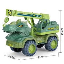 Load image into Gallery viewer, Dinosaurs Transport Car Toy With 15 Dinosaur Carrier Truck Toy Pull Back Vehicle Toys Christmas Gift For Kids