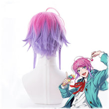 Load image into Gallery viewer, Division Rap Battle Hypnosis MIC Amemura Ramuda Short Wig Cosplay Costume Men Women Heat Resistant Synthetic Hair Wigs + Wig Cap