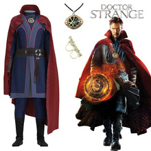 Load image into Gallery viewer, Doctor Strange Cosplay Costume Necklace Ring Steve Red Cloak Robe Halloween Carnival Suit For Kids and Adult Party Costume