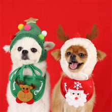 Load image into Gallery viewer, Dog Christmas Bandana Santa Hat Dog Scarf Triangle Bibs Kerchief Christmas Costume Outfit for Small Medium Large Dogs Cats Pets