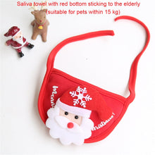 Load image into Gallery viewer, Dog Christmas Bandana Santa Hat Dog Scarf Triangle Bibs Kerchief Christmas Costume Outfit for Small Medium Large Dogs Cats Pets