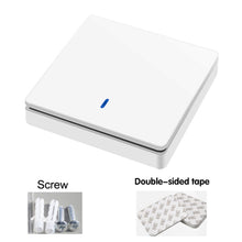 Load image into Gallery viewer, Wireless Smart Switch Light 433Mhz RF 86 Wall Panel Switch with Remote Control Mini Relay Receiver 220V Home Led Light Lamp Fan