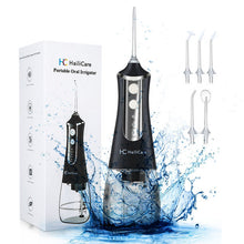 Load image into Gallery viewer, Portable Oral Irrigator Usb Rechargeable Water Flosser Dental Water Jet 350ML Water Tank Waterproof Teeth Cleaner