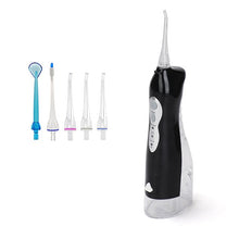 Load image into Gallery viewer, Portable Oral Irrigation USB Rechargeable WATER FLOSS Irrigator 220ml DENTAL WATER TOOTH Irrigator dental water jet +5 Nozzle