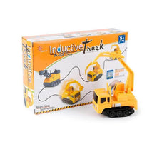 Load image into Gallery viewer, Draw Lines Follow Toy Magical Pen Inductive Kids Baby Truck Tank Toy Mini RC Robot Engineering Vehicle Car Follow Penguin Gift