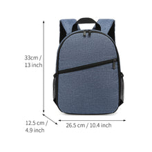 Load image into Gallery viewer, Dual Shoulder Camera Backpack Anti Shock Photography Adjustable Carrying Full Protection With Compartment Detachable Storage Bag