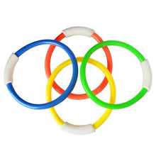 Load image into Gallery viewer, Diving Game Toys Set Swimming Pool Throwing Toy Dive Swim Rings Circle Underwater Kids Summer Gift Beach