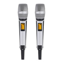 Load image into Gallery viewer, EW135G4 EW 100 G4 EW100G4 UHF professional 2 channel Wireless microphone system with metal SKM9000 for Sennheiser Stage karaoke