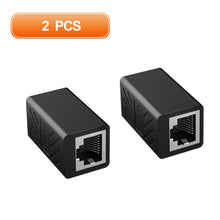 Load image into Gallery viewer, RJ45 Ethernet Cables Coupler Ethernet Inline Cable Extender Female to Female Network Socket Adapter for Cat5,Cat6,Cat7