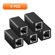 Load image into Gallery viewer, RJ45 Ethernet Cables Coupler Ethernet Inline Cable Extender Female to Female Network Socket Adapter for Cat5,Cat6,Cat7