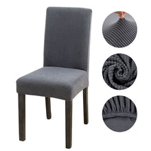 Load image into Gallery viewer, Solid Jacquard Chair Covers Stretch For Wedding Dining Room Office Banquet housse de chaise chair cover