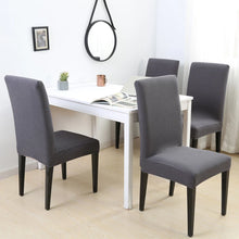 Load image into Gallery viewer, Solid Jacquard Chair Covers Stretch For Wedding Dining Room Office Banquet housse de chaise chair cover