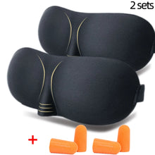 Load image into Gallery viewer, Solid Color 3D Sleep Mask Sleeping Eye Cover Soft And Breathable Without Oppression Help Sleep Sleeping Mask New Free Earplugs