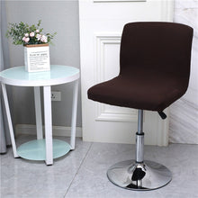 Load image into Gallery viewer, Solid Color Bar Stool Chair Cover Low Back Chair Spandex Seat Case Elastic Rotating Lift Chair Cover Dining Seat Protector