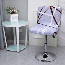 Load image into Gallery viewer, Solid Color Bar Stool Chair Cover Low Back Chair Spandex Seat Case Elastic Rotating Lift Chair Cover Dining Seat Protector