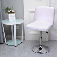 Load image into Gallery viewer, Solid Color Bar Stool Chair Cover Low Back Chair Spandex Seat Case Elastic Rotating Lift Chair Cover Dining Seat Protector