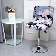 Load image into Gallery viewer, Solid Color Bar Stool Chair Cover Low Back Chair Spandex Seat Case Elastic Rotating Lift Chair Cover Dining Seat Protector
