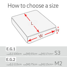 Load image into Gallery viewer, Solid Color Thicken Elastic Sofa Seat Cushion Cover Protector Kids Slipcover Sofa Cover Washable Removable Couch Couch Cover 1pc