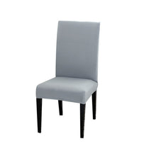Load image into Gallery viewer, Solid Color Chair Cover Spandex Stretch Elastic Slipcovers Chair Covers White For Dining Room Kitchen Wedding Banquet Hotel