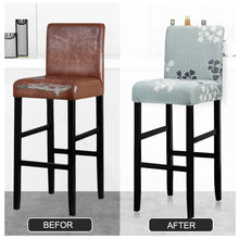 Load image into Gallery viewer, Solid Color Stretch Bar Chair Cover Seat Cover Slipcover Hotel Banquet Dining Housse De Chaise Armchair Elastic Christmas Home