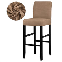 Load image into Gallery viewer, Solid Colors Elastic Chair Cover For Bar Stool Short Back Dining Room Spandex Stretch Slipcover For Chairs Banquet Wedding