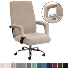 Load image into Gallery viewer, Elastic Office Lift Computer Chair Cover Modern Anti-dirty Boss Rotating Chair Seat Case Removable Thickened With Armrest Covers