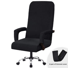 Load image into Gallery viewer, Elastic Office Lift Computer Chair Cover Modern Anti-dirty Boss Rotating Chair Seat Case Removable Thickened With Armrest Covers