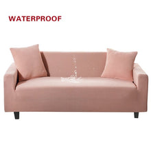Load image into Gallery viewer, Elastic Sofa Cover Waterproof Solid Color High Stretch Slipcover All-inclusive Elastic Couch Cover Sofa Covers for Living Room