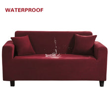 Load image into Gallery viewer, Elastic Sofa Cover Waterproof Solid Color High Stretch Slipcover All-inclusive Elastic Couch Cover Sofa Covers for Living Room