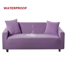 Load image into Gallery viewer, Elastic Sofa Cover Waterproof Solid Color High Stretch Slipcover All-inclusive Elastic Couch Cover Sofa Covers for Living Room