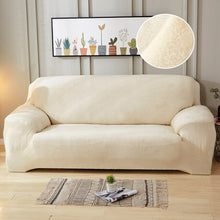 Load image into Gallery viewer, Plush Sofa Cover Stretch Solid Color Thick Slipcover Sofa Covers for Living Room Pets Chair Cover Cushion Cover Sofa Towel 1PC