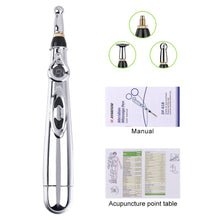 Load image into Gallery viewer, Electric Acupuncture Point Massage Pen Pain Relief Laser Therapy Electronic Meridian Energy Pen Body Head Back Neck Leg Massager