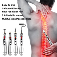 Load image into Gallery viewer, Electric Acupuncture Point Massage Pen Pain Relief Laser Therapy Electronic Meridian Energy Pen Body Head Back Neck Leg Massager