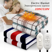 Load image into Gallery viewer, Electric Blanket Thicker Single Electric Mattress Thermostat Security Electric Heating Double Three People Blanket Warm 110-220V