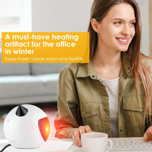 Load image into Gallery viewer, Electric Heater Home Desktop Air Heater Warmer Silent Radiator Fans Central Heating Thermostat Low Consumption House Heating