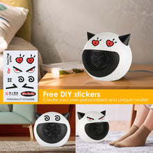Load image into Gallery viewer, Electric Heater Home Desktop Air Heater Warmer Silent Radiator Fans Central Heating Thermostat Low Consumption House Heating