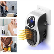 Load image into Gallery viewer, Electric Heater Wall-Outlet Mini Electric Air Heater Powerful Warm Blower Fast Heater Fan Stove Radiator Room Warmer 500W EU/US