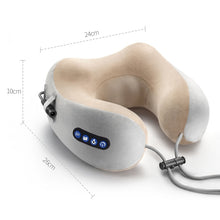 Load image into Gallery viewer, Electric Neck Massager U shaped Pillow Multifunctional Portable Shoulder Cervical Massager Outdoor Home Car Relaxing Massage